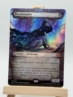 MTG MAGIC THE GATHERING Lorwyn Eclipsed FOIL MOONSHADOW MYTHIC RARE SHOWCASE - Image 1