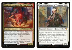 MTG - FOIL Silvar & Trynn - Mythic Partners - Commander 2020 (C20) - M/NM - Image 1