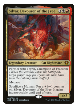 MTG - FOIL Silvar & Trynn - Mythic Partners - Commander 2020 (C20) - M/NM - Image 3