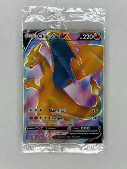 Pokemon TCG Champions Path Charizard V Promo Full Art Card SWSH050 Sealed - Image 1