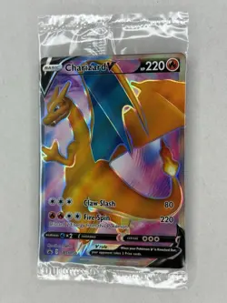 Pokemon TCG Champions Path Charizard V Promo Full Art Card SWSH050 Sealed - Image 3