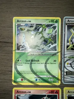 Pokemon TCG 2009 Platinum Arceus Card Lot Of 4 Lv. X AR2, AR3, AR6 - Image 2