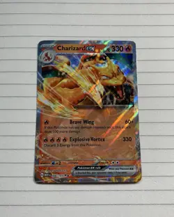 2023 Pokemon Scarlet Violet SV 151 Charizard Ex RR Double Rare #006/165 - Image 1