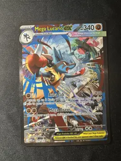 Pokemon TCG Mega Lucario EX 179/132 Special Illustration Rare - Image 1