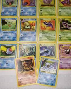 Vintage WOTC Pokemon Fossil Card Lot 45 Uncommon/Common NM-LP - Image 2