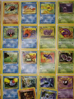 Vintage WOTC Pokemon Fossil Card Lot 45 Uncommon/Common NM-LP - Image 3