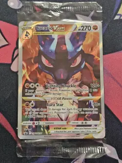 Pokemon TCG: SEALED Lucario VSTAR SWSH291 Black Star Promo 2023 NM - Image 1