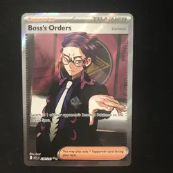 Boss’s Orders 256/217 Ultra Rare Full Art Pokemon TCG Ascended Heroes NM - Image 1