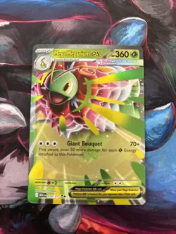 Mega Meganium ex 010/217 Textured Holo Pokemon TCG Ascended Heroes English NM - Image 1