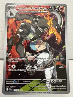 Pokemon Team Rocket's Houndoom Holo 191/182 Destined Rivals 130 HP English - Image 1