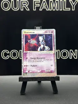 Mewtwo ex 101/109 Ruby and Sapphire Holo SWIRL Ultra Rare Pokemon TCG - Image 1