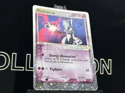 Mewtwo ex 101/109 Ruby and Sapphire Holo SWIRL Ultra Rare Pokemon TCG - Image 4