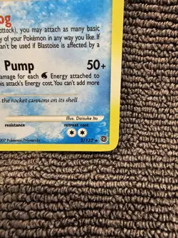 Pokemon Blastoise 2/132 Secret Wonders Holo MP/LP - Image 4