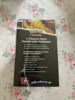 Pokemon TCG: Fall 2020 Charizard Collectors Treasure Chest Lunch Box Tin Sealed - Image 5