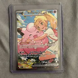 Pokemon Lillie's Clefairy EX Sv09 Journey Together Full Art Holo 184/159 - Image 1