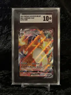 2020 Pokemon Darkness Ablaze Charizard VMAX Ultra Rare SGC 10 🔥🔥🔥 - Image 1