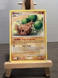 2007 POKEMON DIAMOND PEARL BUTT-HOLE BONSLY 71/130 NM - Image 1