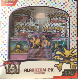 Pokemon TCG: Scarlet & Violet-151 Alakazam ex Collection Box - Factory Sealed - Image 1