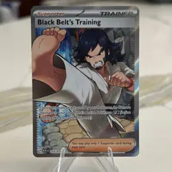 Pokemon TCG Black Belt's Training Full Art Holo Trainer Supporter 255/217 Eng - Image 1