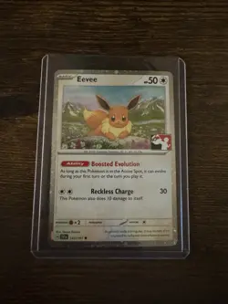 Brand New Eevee 143/191 Surging Sparks Play Pokemon Prize Pack Series 7 Cosmo NM - Image 1