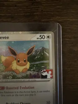 Brand New Eevee 143/191 Surging Sparks Play Pokemon Prize Pack Series 7 Cosmo NM - Image 3