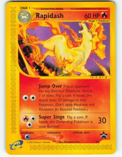 Rapidash - #51 WOTC Black Star Promo - Pokemon TCG - 2002 - Image 1