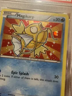 2016 Pokemon Shiny M. Gyarados #XY143 Magikarp Holo PSA 9 MINT Black Star Promo - Image 4