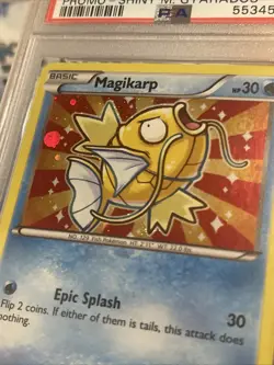 2016 Pokemon Shiny M. Gyarados #XY143 Magikarp Holo PSA 9 MINT Black Star Promo - Image 5