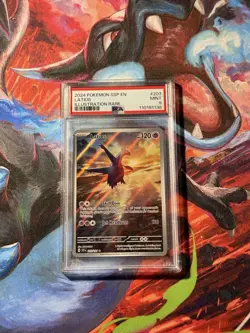 Latios 203/191 Illustration Rare PSA 9 MINT (Pokemon Surging Sparks 2024) - Image 1