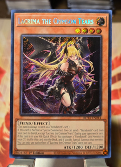 YuGiOh! Lacrima the Crimson Tears - SR - ROTA - NM 1st Edition - FAST SHIP! - Image 1