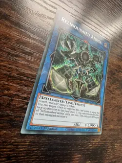 Yu-Gi-Oh! BROL-EN087 Relinquished Anima (1st Edition) Secret Rare Pack Fresh - Image 2