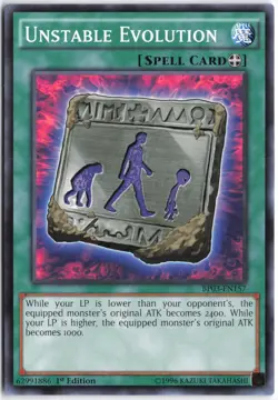 Yugioh - Unstable Evolution BP03-EN157 1st Edition - Battle Pack 3: Monster Leag - Image 1