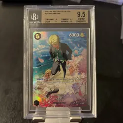 One Piece TCG Royal Blood ST14-003 Sanji SP BGS 9.5 - Image 1