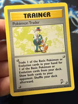 Pokemon Trader 106/130 Trainer Rare Base Set 2 - Pokemon Card WOTC MP - Image 4