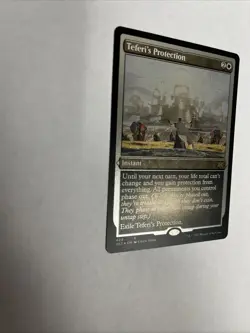 Teferis Protection Foil Etched Card #424 MTG LP - Image 5