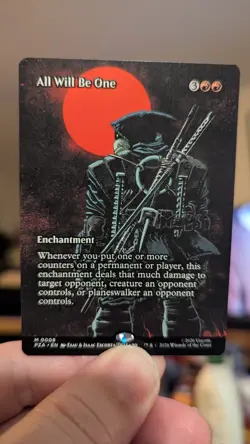 1x All Will Be One BORDERLESS 008 NM TMNT Magic MTG x1 - Image 1