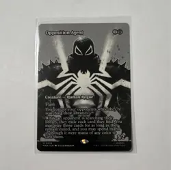 MTG Opposition Agent 19 Borderless Marvel Universe Creature Black Mythic 3/2 - Image 1