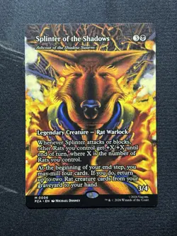Splinter of The Shadows - Ashcoat of The Shadow Swarm (Borderless) NM - Image 1