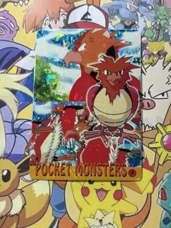 Pokemon Charizard Vintage Pocket Monsters Vending HOLO Prism Sticker 99 Nintendo - Image 3
