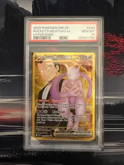Pokemon Team Rockets Mewtu Mewtwo ex Ewige Rivalen Hyperrare 240/182 DE / PSA10 - Image 3