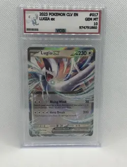 Lugia ex VCG 10 - 2023 Pokemon CLV EN Lugia ex #017 - NO PSA / NO BGS - Image 1