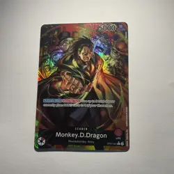 OP07-001 Monkey.D.Dragon Alt Art Leader One Piece TCG English Card - Image 2