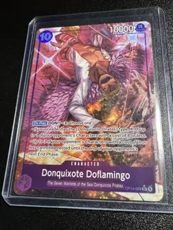 One Piece TCG The Azure Sea’s Seven Donquixote Doflamingo - OP14-069 (Alt Art) - Image 3