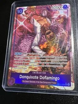 One Piece TCG The Azure Sea’s Seven Donquixote Doflamingo - OP14-069 (Alt Art) - Image 4