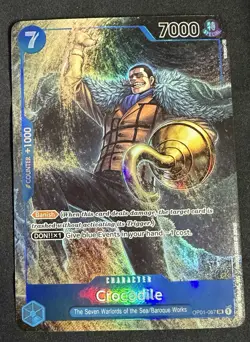 Crocodile Alt Art Romance Dawn OP01-067 ENGLISH One Piece Card Game - Image 1