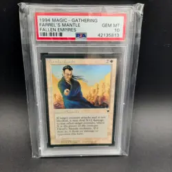 PSA 10 GEM POP 2 1994 Magic the Gathering MTG Fallen Empires Farrel's Mantle - Image 1