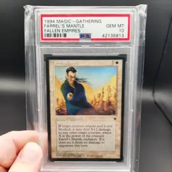 PSA 10 GEM POP 2 1994 Magic the Gathering MTG Fallen Empires Farrel's Mantle - Image 3