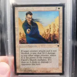 PSA 10 GEM POP 2 1994 Magic the Gathering MTG Fallen Empires Farrel's Mantle - Image 5