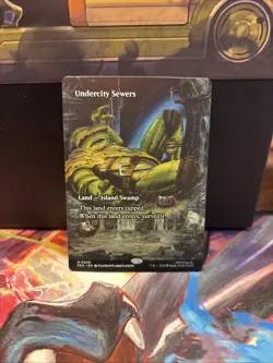 Undercity Sewers (Borderless) Teenage Mutant Ninja Turtles Magic Mtg NM - Image 1