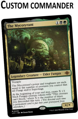 The Mycotyrant Custom Commander Deck MTG Magic the Gathering - Image 1